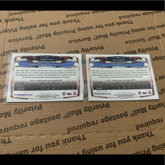 Lot of 2: Kiko Alonso ‘14 Topps Chrome Cards - Picture 10 of 12